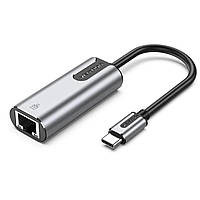 Адаптер Vention USB-C to Gigabit Ethernet Adapter 0.15M Gray Aluminum Alloy Type (CFNHB) inc pdr