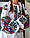 Вишиванка для дівчинки з натуральної тканини,кольорова вишивка хрестиком, фото 4