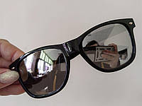 Солнцезащитные имиджевые женские очки зеркальные вайфареры
