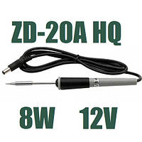 Паяльник ZD-20A HQ міні 8W 12V для паяльної станції ZD927, жало D3-1