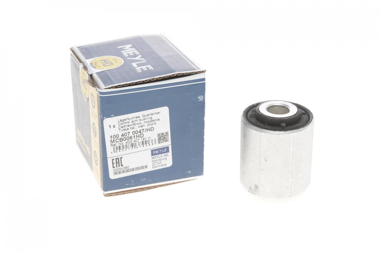 Meyle 100 407 0047/HD Сайлентблок важеля Audi A8 D2, A4 B5, A6 C5, Allroad C5; Volkswagen Passat B5, Passat B5.5; Skoda Superb I;