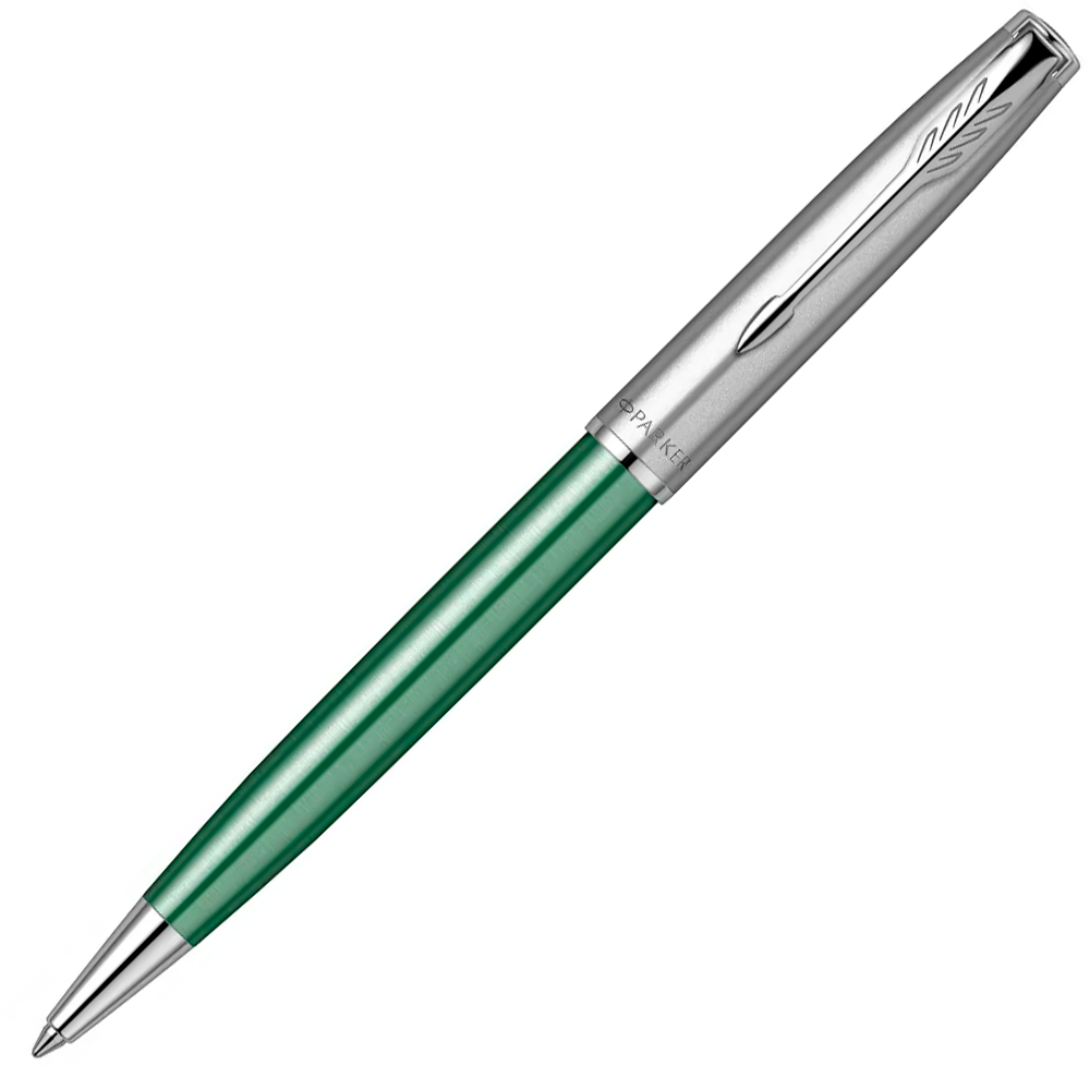 Ручка Parker кулькова SONNET 17 Essentials Metal & Green Lacquer CT BP (83332)