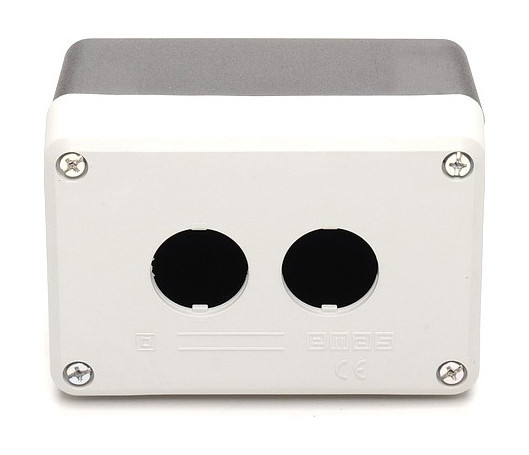 Пост чорно-сірий 2 кнопковий порожній