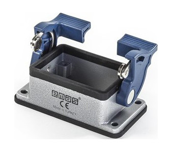 Корпус порожній стаціонарний і 2-роликові фіксатори (шафне введення) (6 виводів)