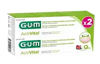 Зубная паста GUM ActiVital Q10 для защиты десен, 2x75 мл.