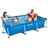 Каркасний басейн Intex 28271 - 2, 260 х 160 х 65 см (тент, підстилка) топ