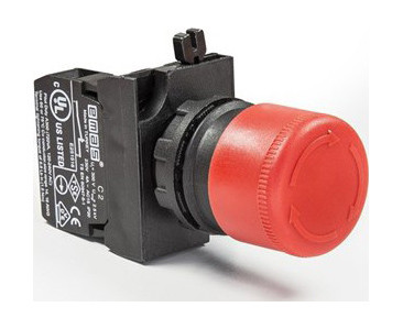 Кнопка "грибок" аварійна d = 30 мм повернення поворотом для постів PV (1 НЗ) — пластик P65