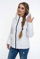 Молодіжні жіночі куртки демісезонні білі розмір 42-56
