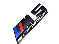 Надпись BMW M5 competition Эмблема багажника Черный Матовый