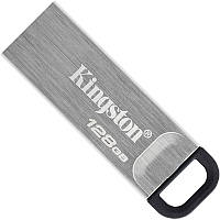 USB флеш накопитель Kingston DT Kyson 128Gb USB 3.2 Silver/Black