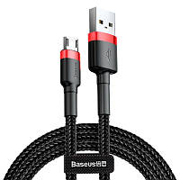 Кабель USB Baseus Cafule MicroUSB (CAMKLF-B91) Black/Red 1m