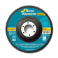 Круг пелюстковий Novoabrasive 125*22.23 мм P80 T27