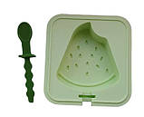 Силіконова форма для морозива, Оригінальна форма для морозива у вигляді шматочка кавуна, фото 4