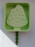 Силіконова форма для морозива, Оригінальна форма для морозива у вигляді шматочка кавуна, фото 9