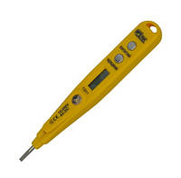 Тестер, индикатор напряжения цифровой 12-250 В, жидкокристаллический дисплей с подсветкой WERK 129979 (73011)