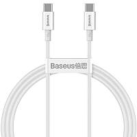 Кабель Baseus Superior Series Type-C/Type-C 100W (CATYS-B02) White 1m