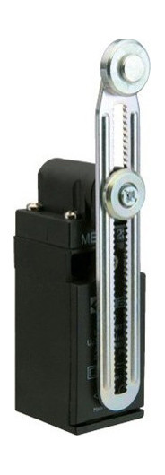 Вимикач кінцевий із пластиковою консоллю та металевим роликом d=18 mm з можливістю регулювання висоти