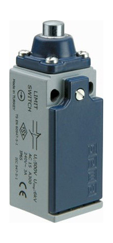 Вимикач кінцевий із металевою консоллю та металевим штирком (1НО + 1 НЗ)