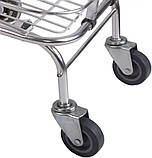Тачка візок срібло SHOPPING CART XS-2,, фото 3