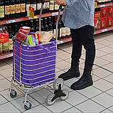 Тачка візок срібло SHOPPING CART XS-2,, фото 8