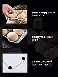Контейнер полиця лоток лоток підставка для яєць EGG TRAY LY-382, Підставка для яєць, Органайзер для яєць універсальний, фото 3