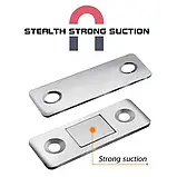 Магніт для дому універсальний VALUE PACK 9436--2, Магнітний замок-фіксатор, Засувка магнітна для фіксації, фото 4