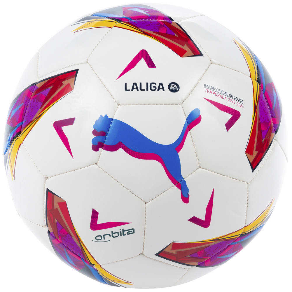 Футбольный мяч Puma Orbita LA LIGA 1 EA 084109-01 размер 5 белый - фото 1 - id-p2140899143
