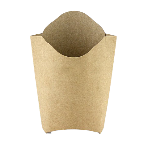 PLFK1 Упаковка для картоплі фрі картона крафт MINI (50/2000)