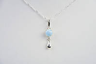 Срібний кулон Ларімар арт. 771052