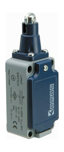 Вимикач кінцевий із металевою консоллю та металевим роликом d=13 mm (1НО + 1 НЗ)