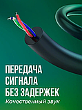 Кабель Jack - Jack GOOD (AUX 3.5mm )1115 1.5m (1000), З'єднувач, фото 2