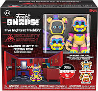 Игровой набор 5 ночей с Фредди Funko Snaps!: Five Nights at Freddy's Glamrock Freddy с гримеркой