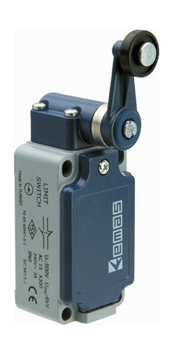 Вимикач кінцевий з металевою консоллю та пластиковим роликом d = 18 mm (1НО + 1 НЗ)