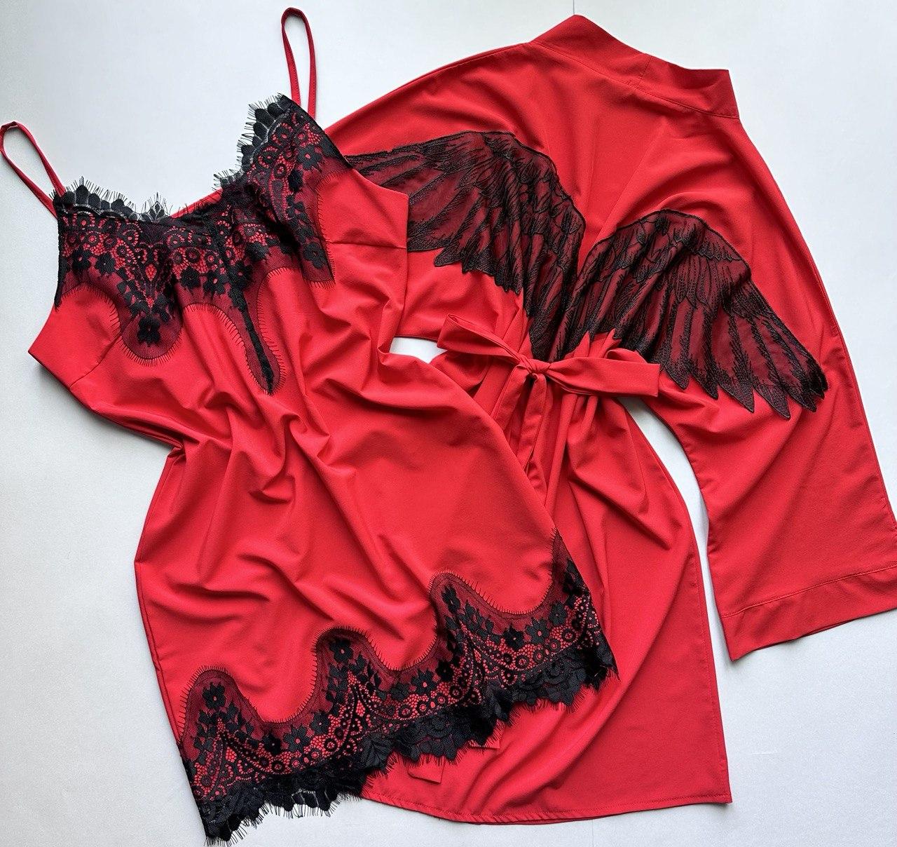 Комплект домашнього одягу халат і пеньюар., фото 1