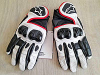 Мото перчатки кожаные Alpinestars GP шкіряні рукавички для мотоцикла