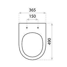 Подвесной унитаз с крышкой soft close, фото 4