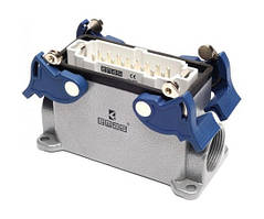 Корпус стаціонарний із вилкою 1 бічне введення (16 виводів)