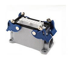 Корпус стаціонарний із розеткою 2 бічні введення (16 виводів)