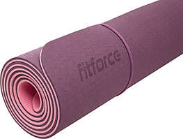 Килимок для йоги та фінтесу YOGA MAT FIT6 (фіолетовий, 6 мм)