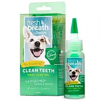 Гель для чищення зубів TropiClean Clean Teeth Gel для котів і собак, 118 мл