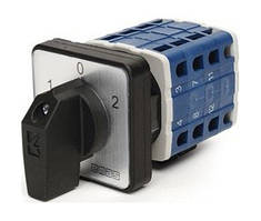 Кульковий перемикач полюсів реверсивний 3-полюсний (1-0-2) 63 А 64*64