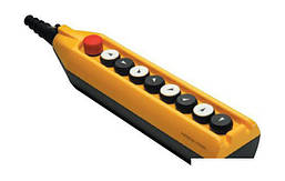 Пульт керування 9 кнопковий підвісний (6 кнопок і кнопка з ключем і аварійний стоп d=30 mm) (1 швидкість)