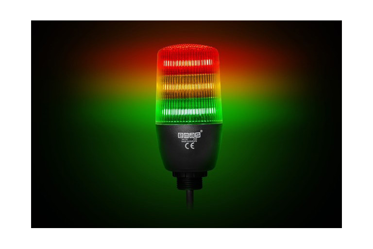 Світлова колона на три кольори з зумером 24V AC/DC