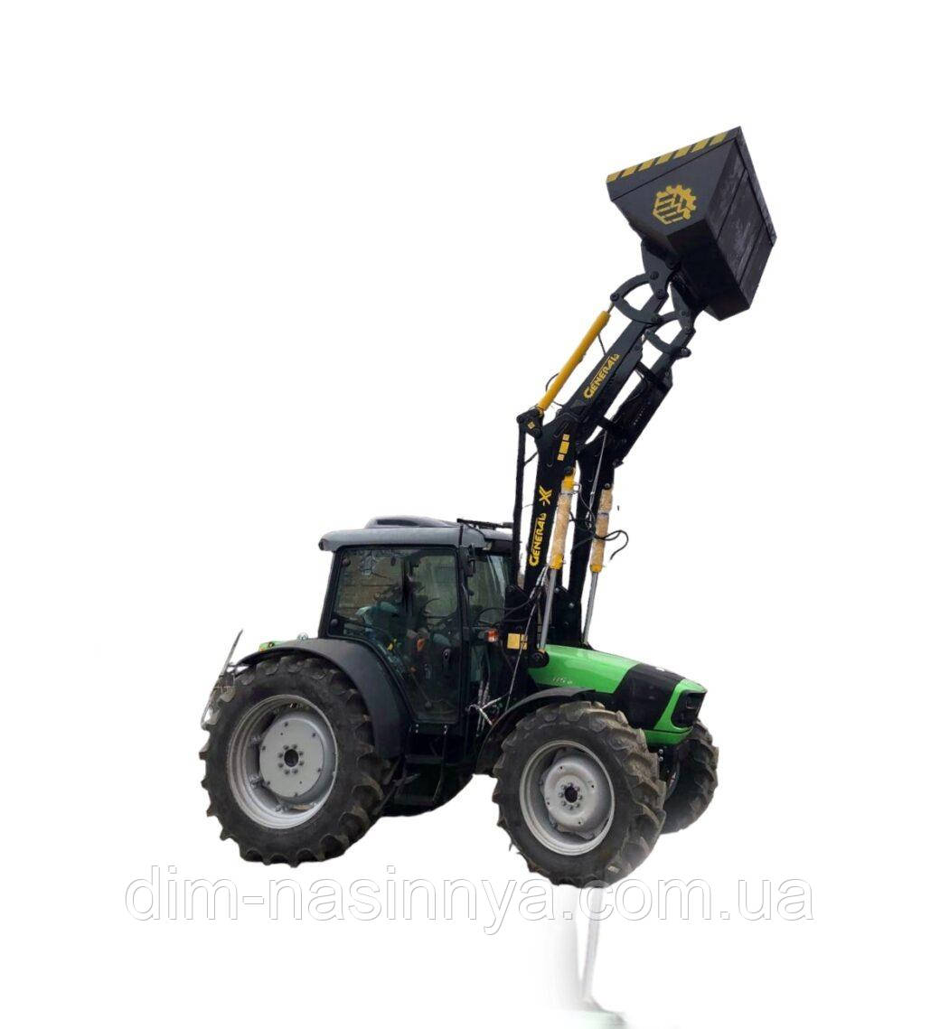 Швидкознімний фронтальний навантажувач КУН GENERAL X на трактор Deutz-Fahr, фото 1
