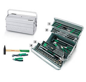 Набір інструментів у ящику 5 секцій 63 од TOPTUL GCAZ0039