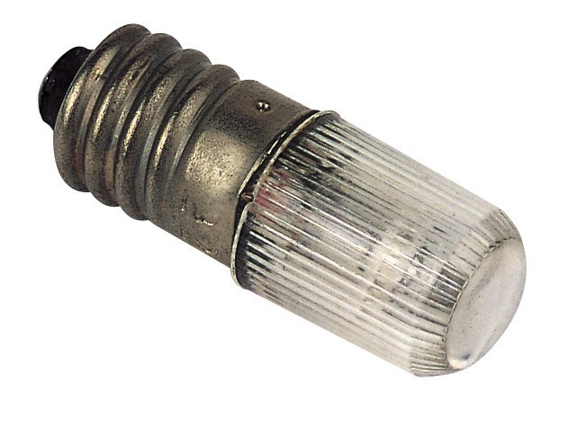 Запасна частина Біла неонова лампа з гвинтовим кріпленням і патроном Ba9S