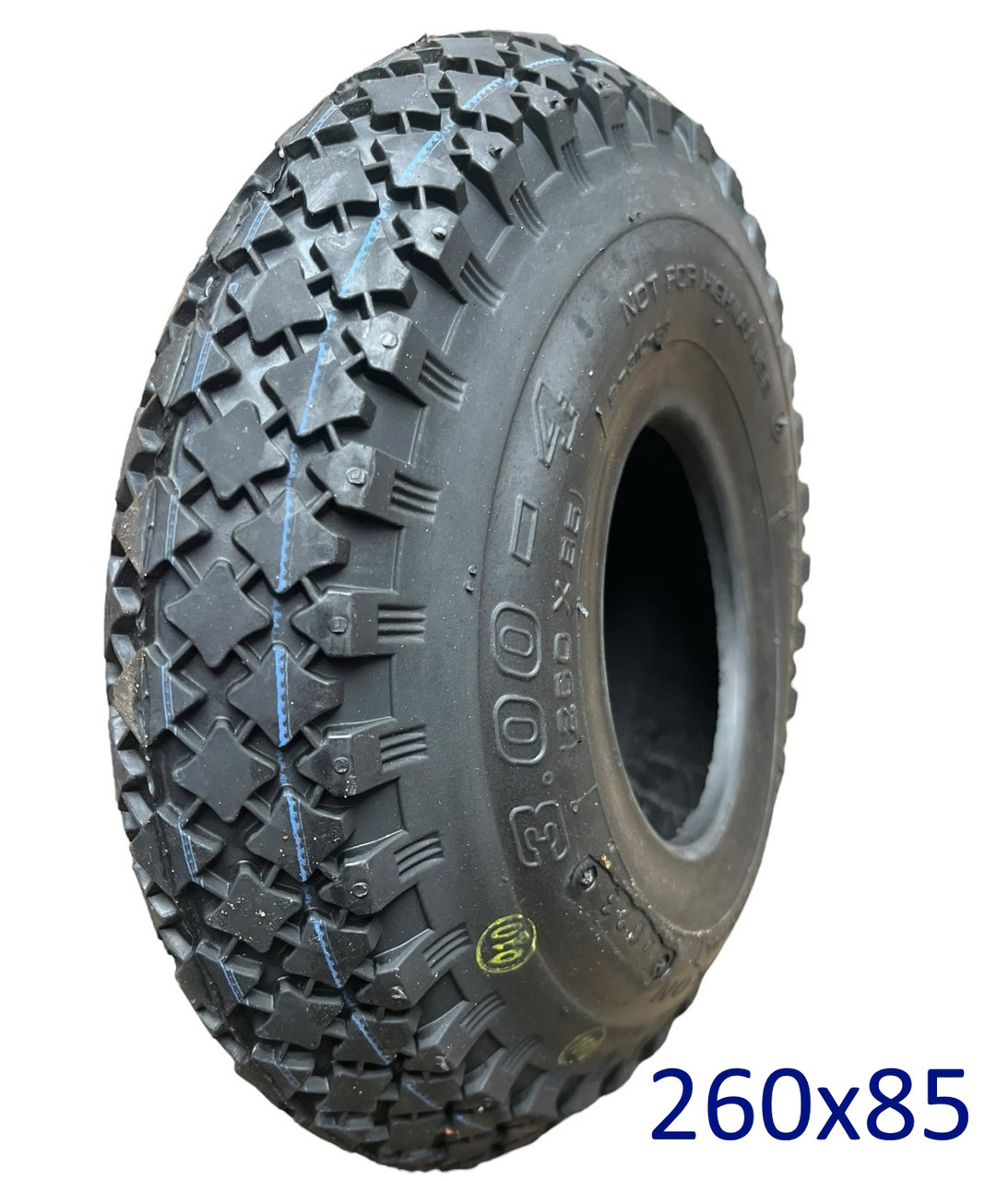Покришка на тачку 3.00-4 (260х85), камерна (ТТ), (4PR), "DeliTire" Індонезія