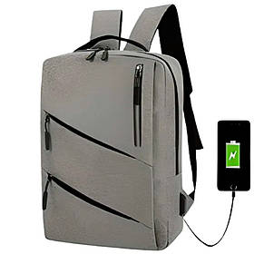 Рюкзак для чоловіків BAG 1935, Міський повсякденний рюкзак з USB виходом