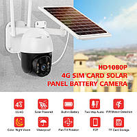 Камера видеонаблюдения tp8 v380 pro solar 4Gi with battery | Уличное видеонаблюдение c солнечной панелью