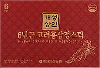 Диетическая добавка корейский красный женьшень в стиках 6 Year Goryo Red Ginseng Stick, 10*10 мл